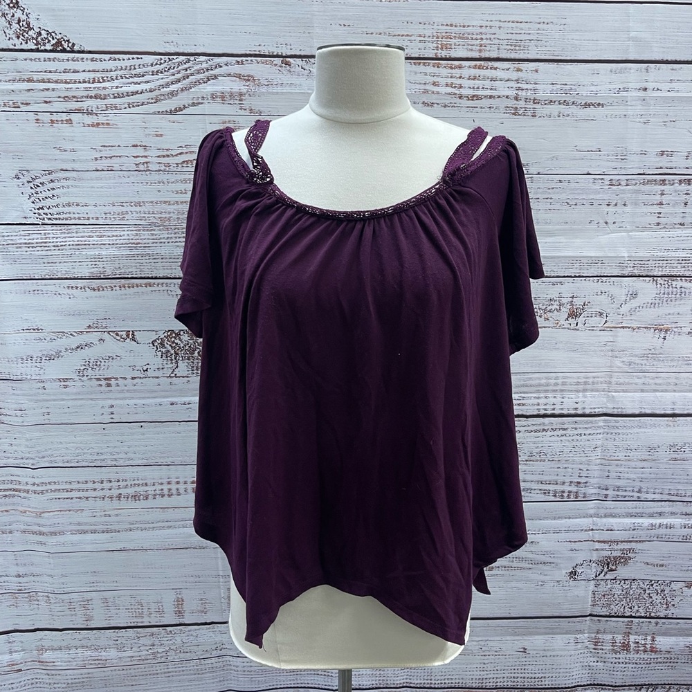 Mudd Purple Blouse, Size XS